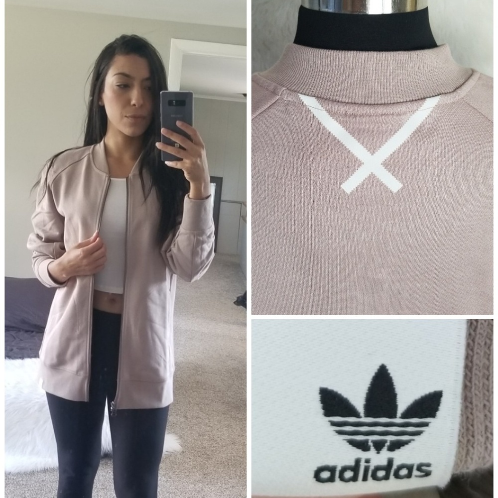 ADIDAS ORIGINALS OVERSIZED KNIT JACKET
